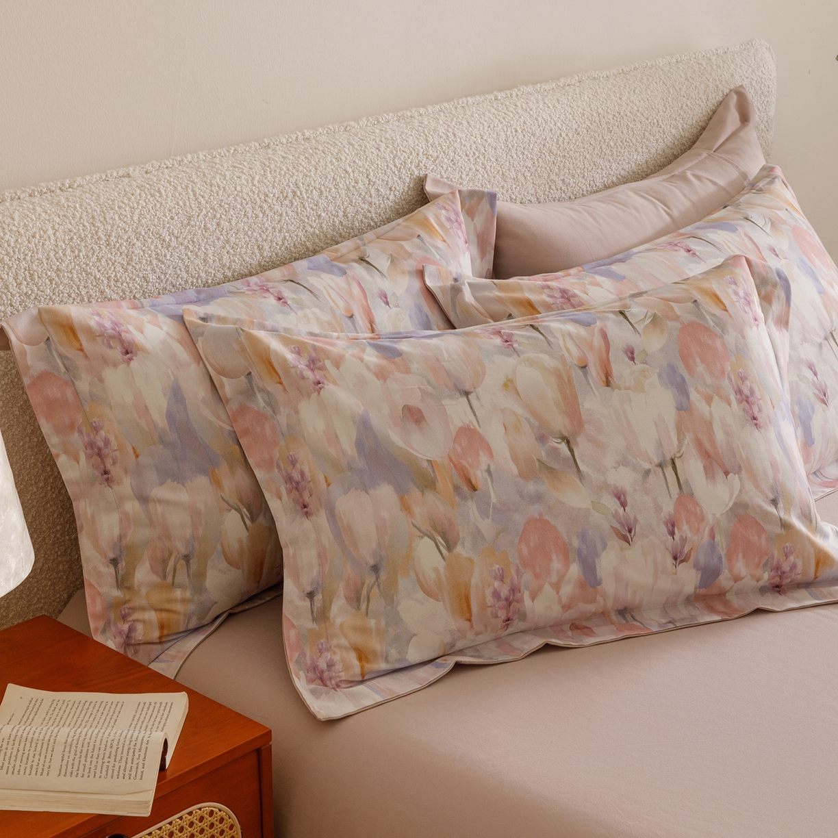 91家纺网 家纺一手货源 找家纺 爱思佳 2025新款加厚全棉纯棉磨毛数码印花四件套 花絮