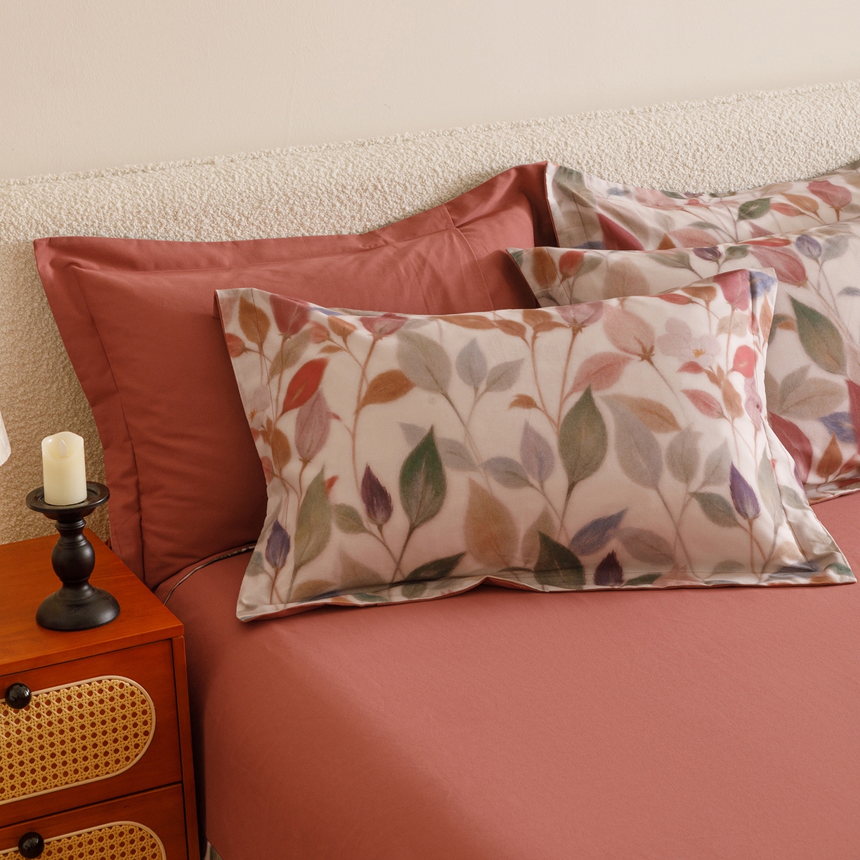 91家纺网 家纺一手货源 找家纺 爱思佳 2025新款加厚全棉纯棉磨毛数码印花四件套 景秋