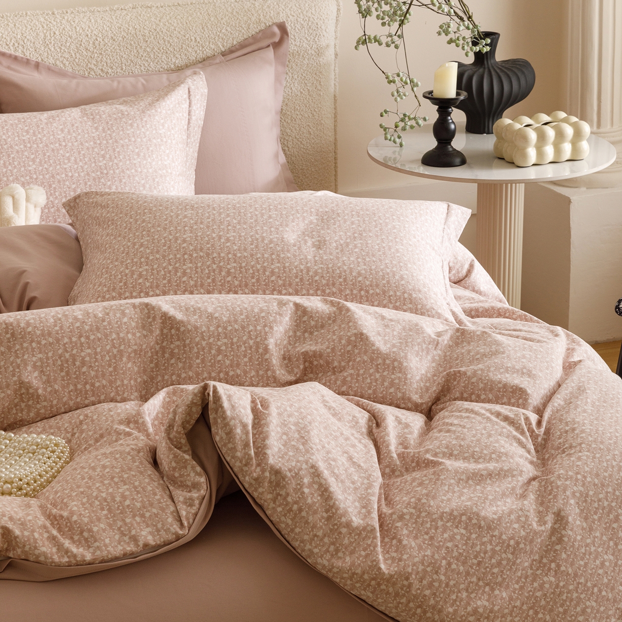 91家纺网 家纺一手货源 找家纺 爱思佳 2025新款加厚全棉纯棉磨毛数码印花四件套 情意绵绵