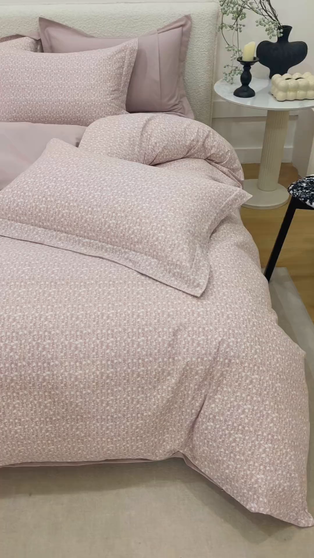 91家纺网 家纺一手货源 找家纺 爱思佳 2025新款加厚全棉纯棉磨毛数码印花四件套 情意绵绵