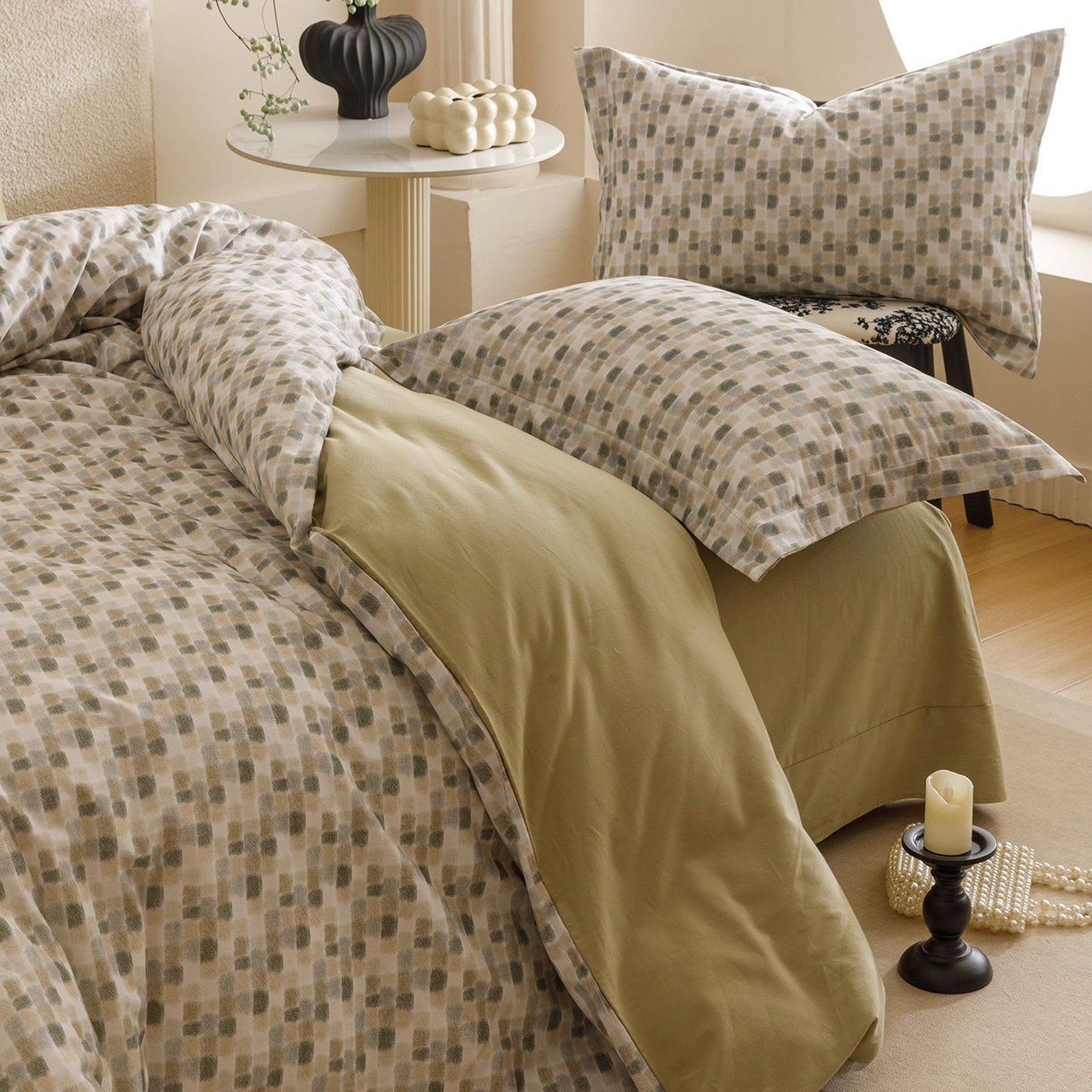 91家纺网 家纺一手货源 找家纺 爱思佳 2025新款加厚全棉纯棉磨毛数码印花四件套 随感