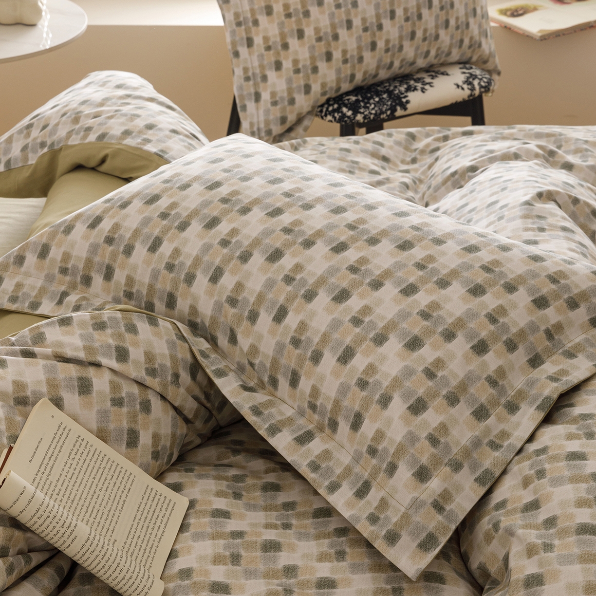 91家纺网 家纺一手货源 找家纺 爱思佳 2025新款加厚全棉纯棉磨毛数码印花四件套 随感