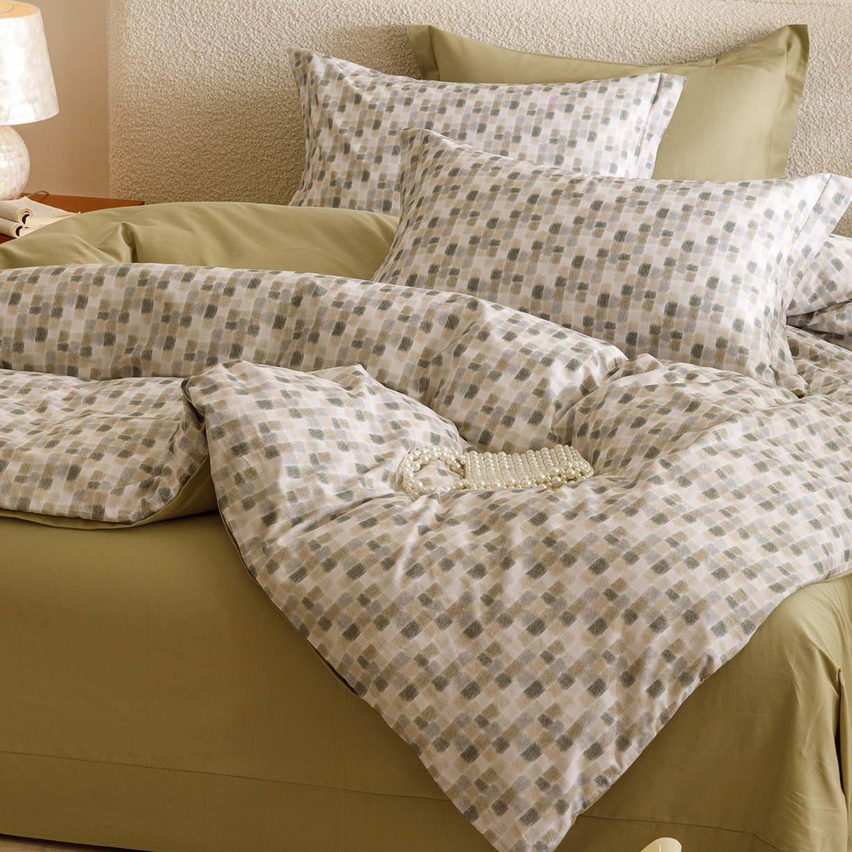 91家纺网 家纺一手货源 找家纺 爱思佳 2025新款加厚全棉纯棉磨毛数码印花四件套 随感