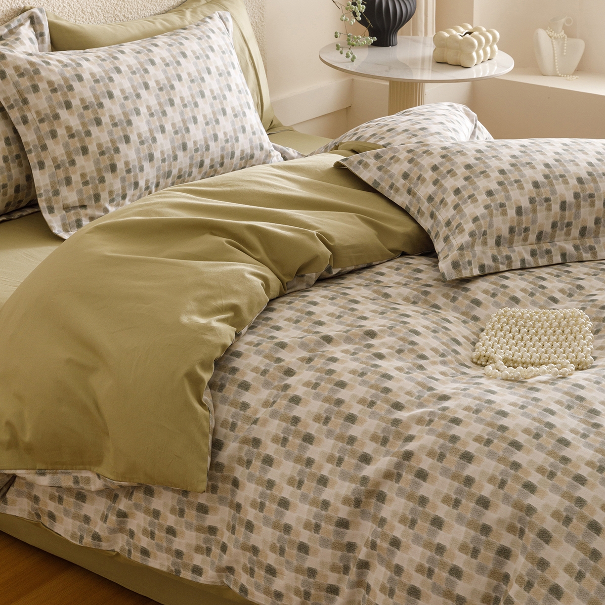 91家纺网 家纺一手货源 找家纺 爱思佳 2025新款加厚全棉纯棉磨毛数码印花四件套 随感