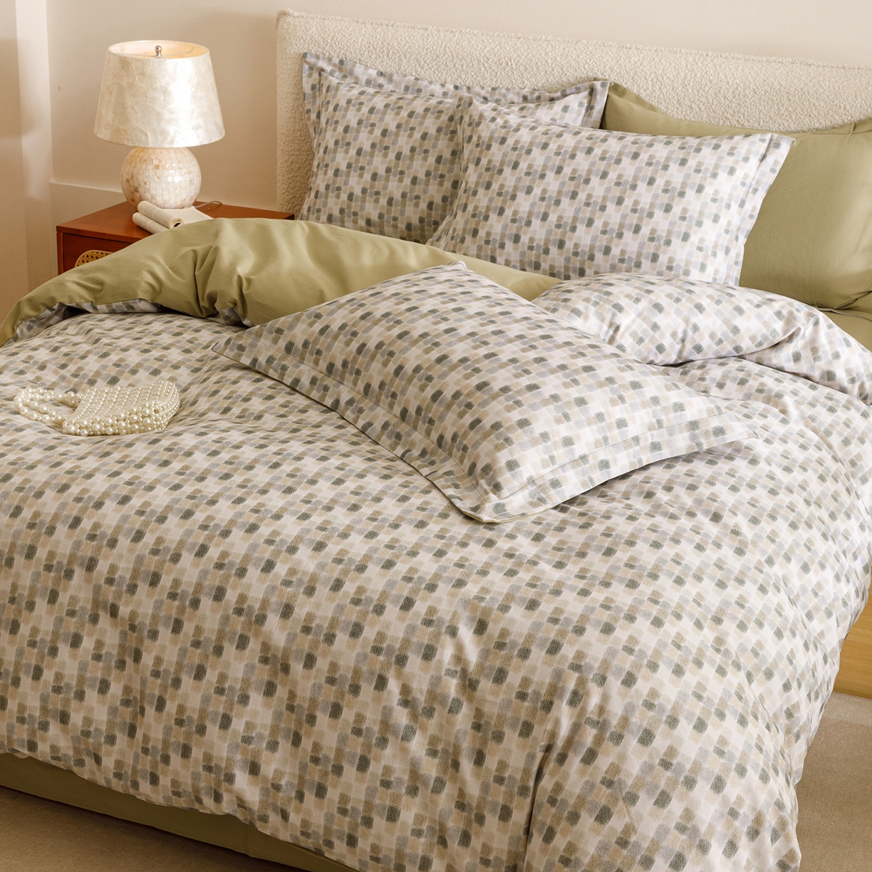 91家纺网 家纺一手货源 找家纺 爱思佳 2025新款加厚全棉纯棉磨毛数码印花四件套 随感