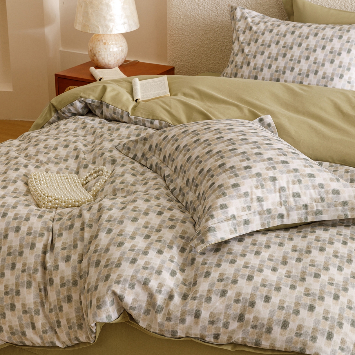 91家纺网 家纺一手货源 找家纺 爱思佳 2025新款加厚全棉纯棉磨毛数码印花四件套 随感