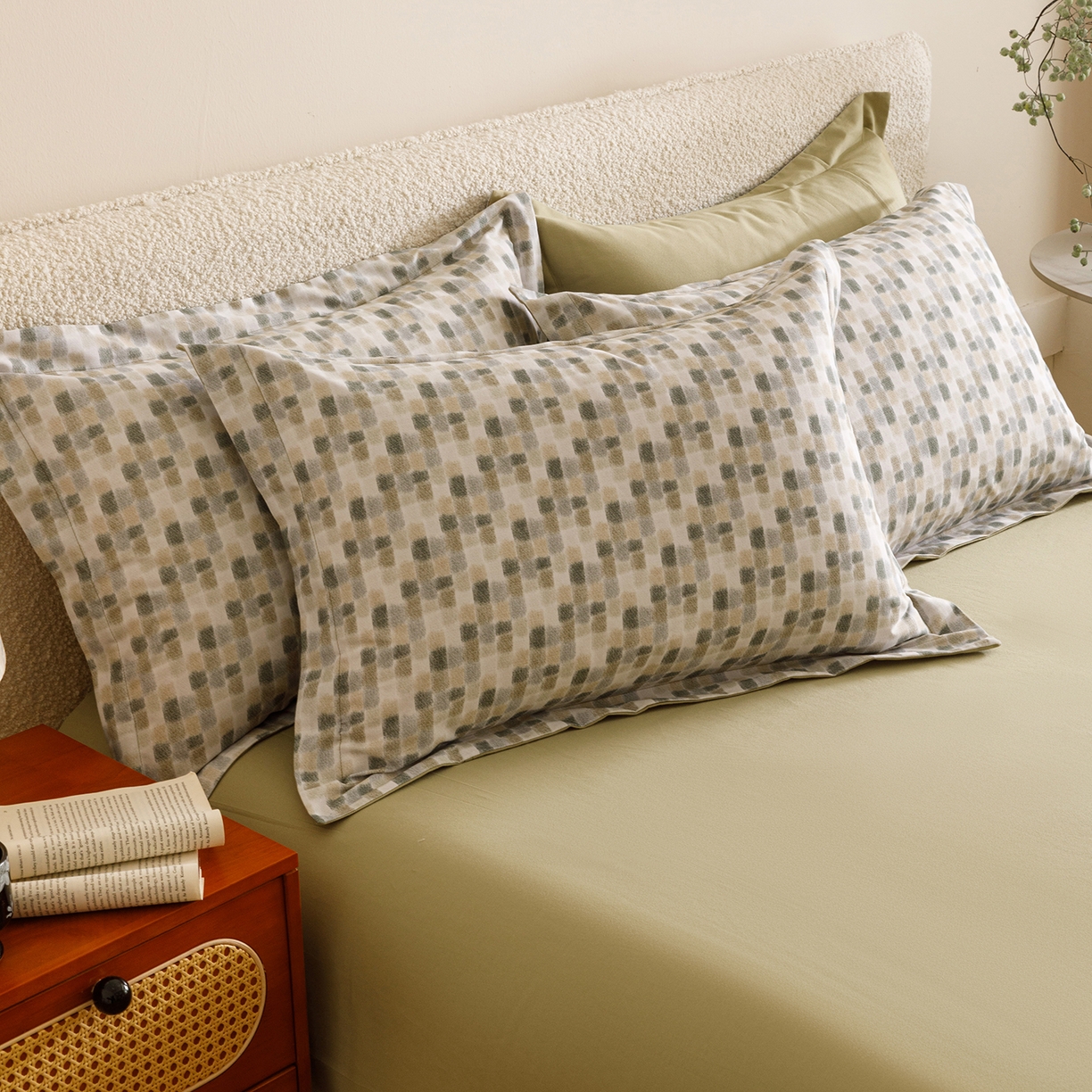 91家纺网 家纺一手货源 找家纺 爱思佳 2025新款加厚全棉纯棉磨毛数码印花四件套 随感