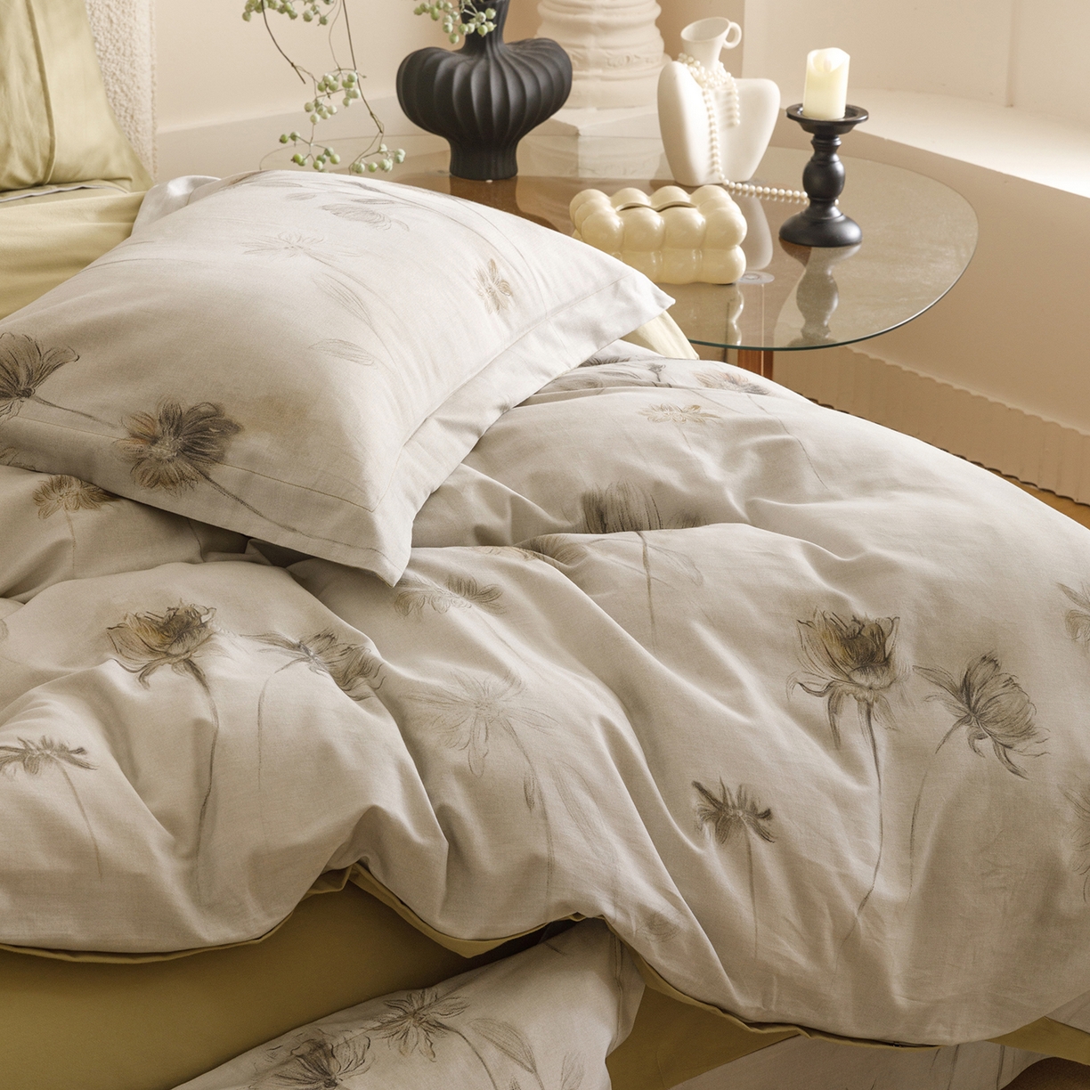 91家纺网 家纺一手货源 找家纺 爱思佳 2025新款加厚全棉纯棉磨毛数码印花四件套 喜秋集