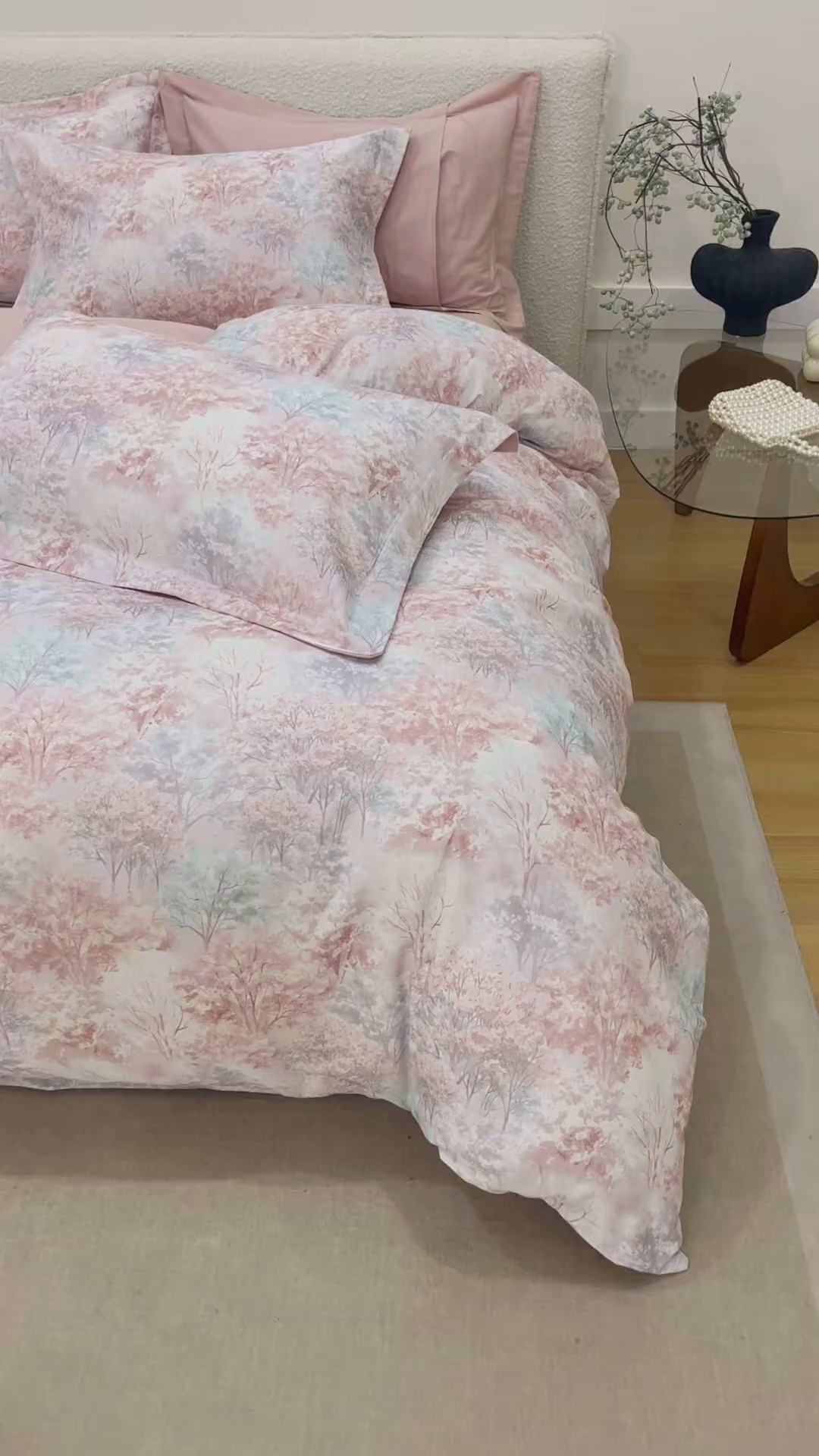 91家纺网 家纺一手货源 找家纺 爱思佳 2025新款加厚全棉纯棉磨毛数码印花四件套 云栖处