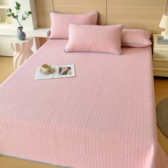 91家纺网 家纺一手货源 找家纺 （总）春皖家纺 2025新款全棉多功能单床盖 床盖单件