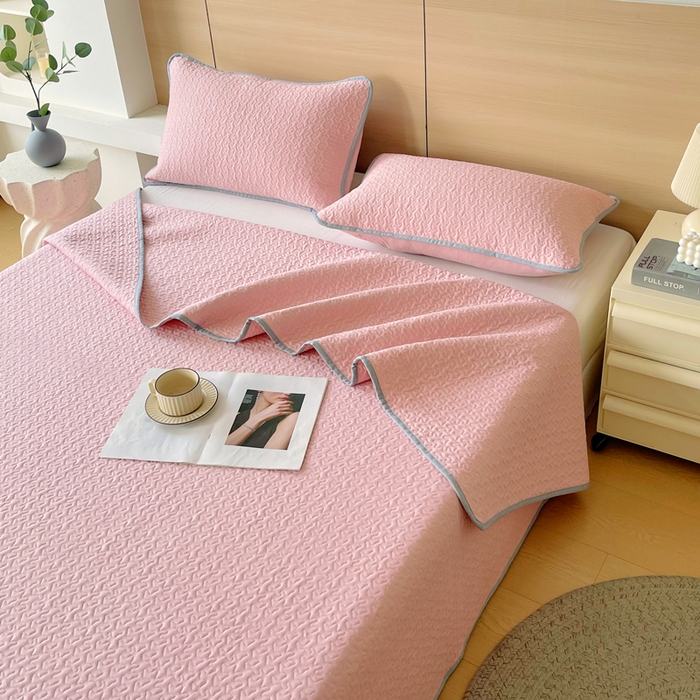 91家纺网 家纺一手货源 找家纺 （总）春皖家纺 2025新款全棉多功能单床盖 床盖单件