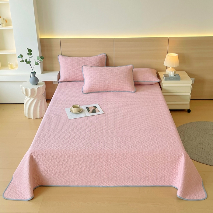 91家纺网 家纺一手货源 找家纺 （总）春皖家纺 2025新款全棉多功能单床盖 床盖单件