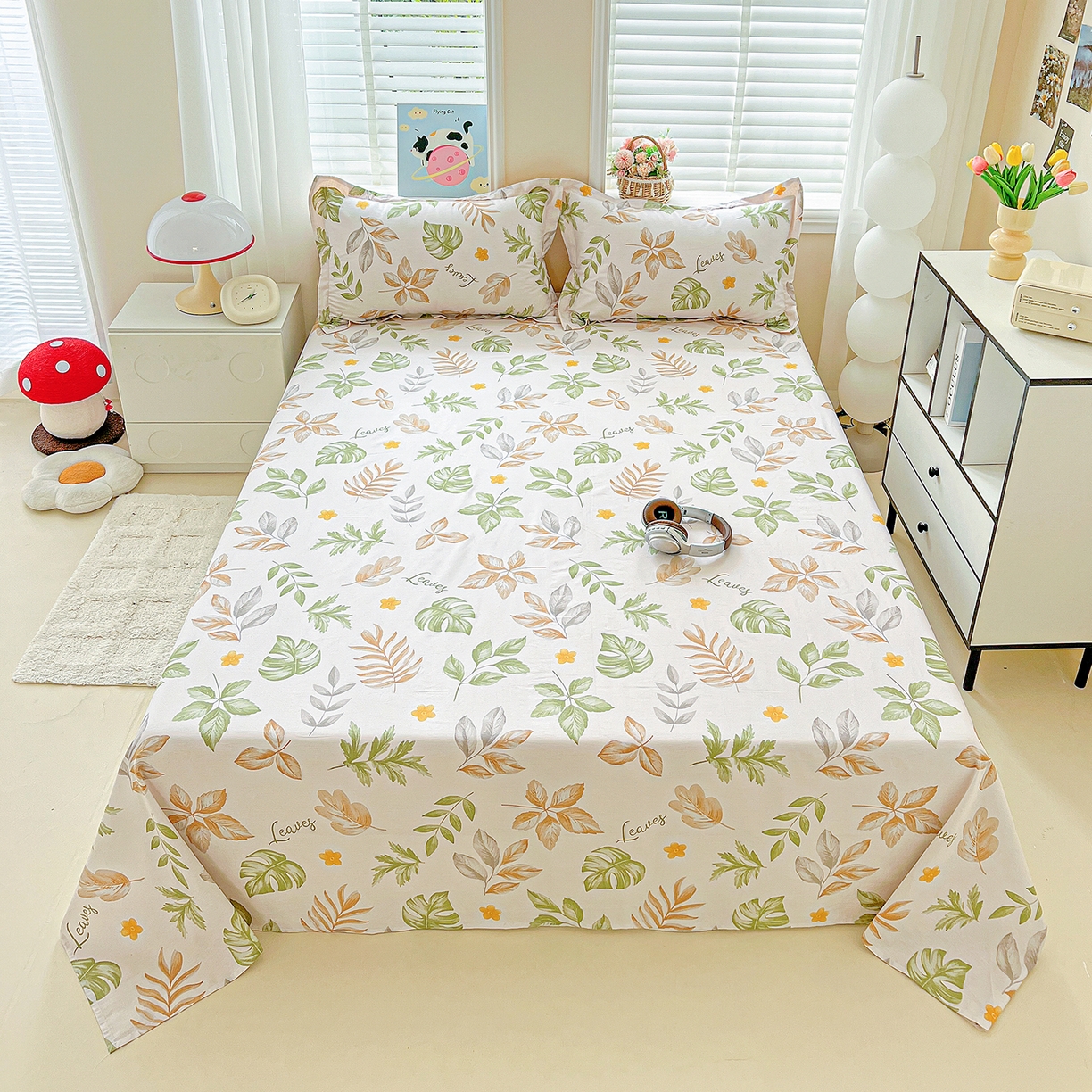 91家纺网 家纺一手货源 找家纺 （总）恩泽家纺 2025新款加厚全棉纯棉印花系列床单单件-单床单