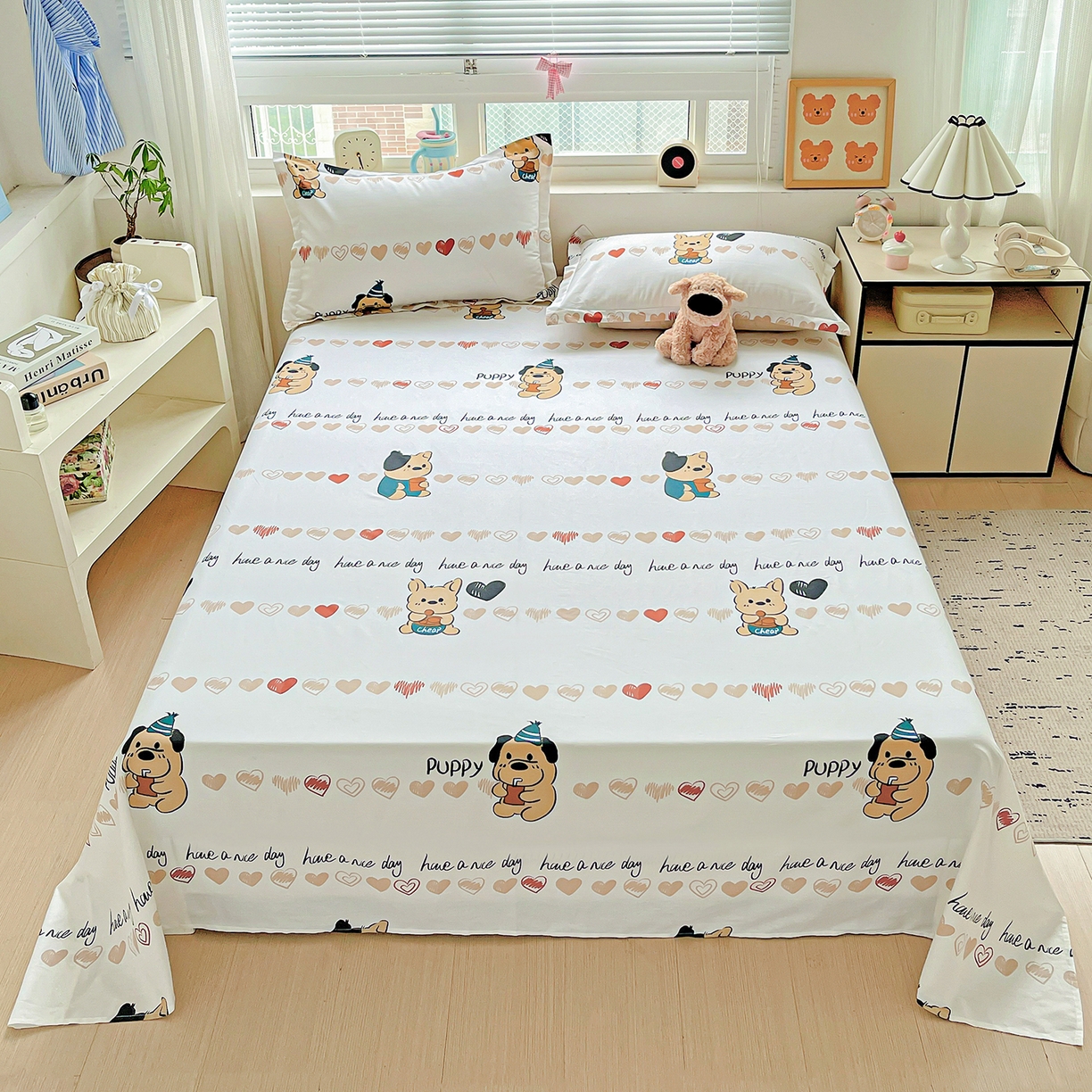 91家纺网 家纺一手货源 找家纺 （总）恩泽家纺 2025新款加厚全棉纯棉印花系列床单单件-单床单