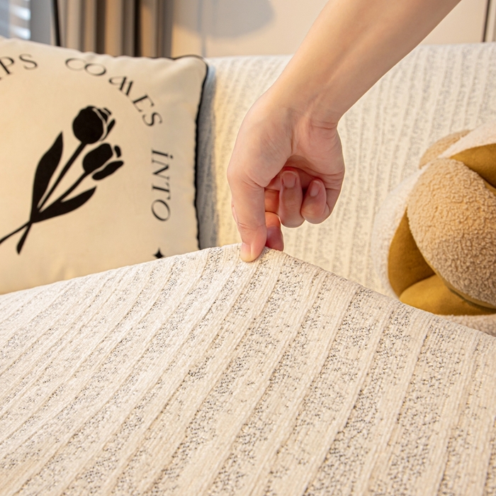 91家纺网 家纺一手货源 找家纺 沐沐家纺 2026新款宛柔沙发巾 灰色