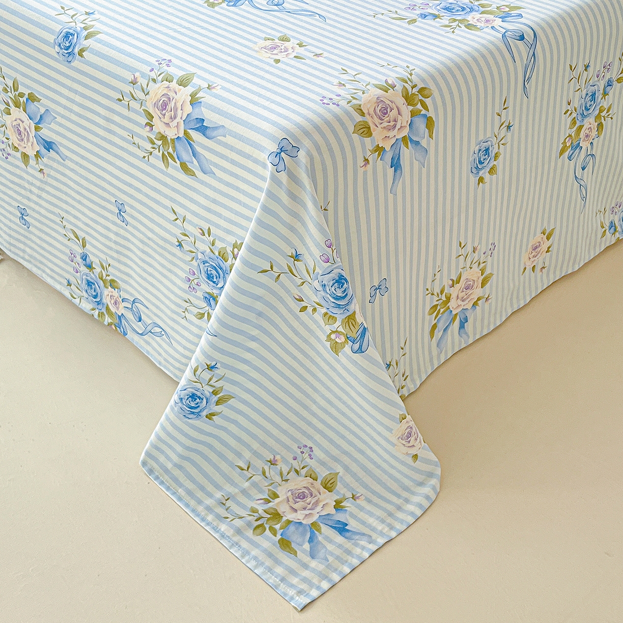 91家纺网 家纺一手货源 找家纺 恩泽家纺 2025新款加厚全棉纯棉印花系列床单单件-单床单 镜花水月