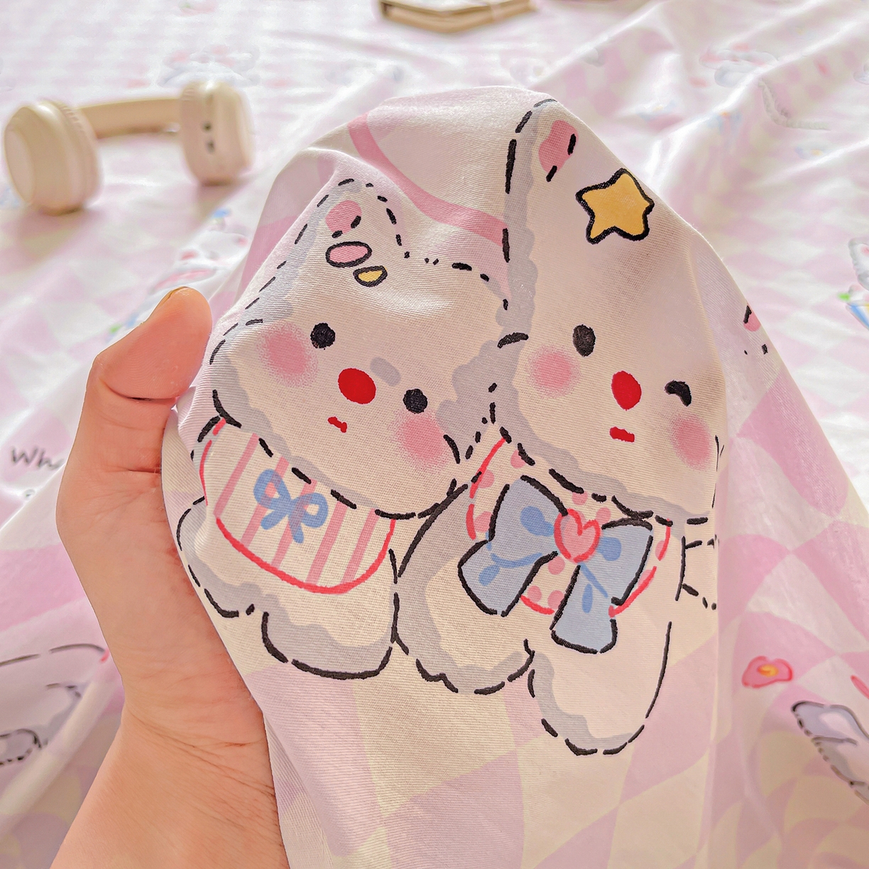 91家纺网 家纺一手货源 找家纺 恩泽家纺 2025新款加厚全棉纯棉印花系列床单单件-单床单 萌宠世界