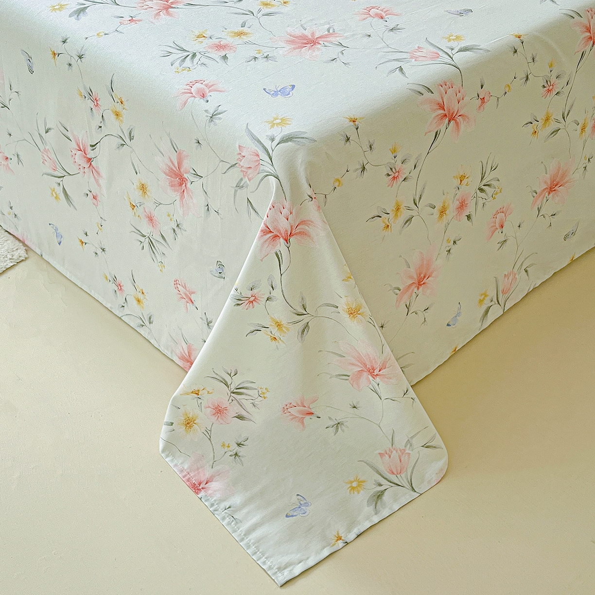 91家纺网 家纺一手货源 找家纺 恩泽家纺 2025新款加厚全棉纯棉印花系列床单单件-单床单 沐春风