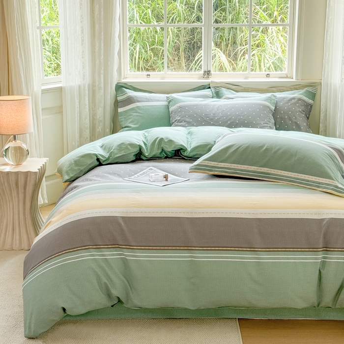 91家纺网 家纺一手货源 找家纺 （总）卓越 2025新款128*68全棉印花四件套