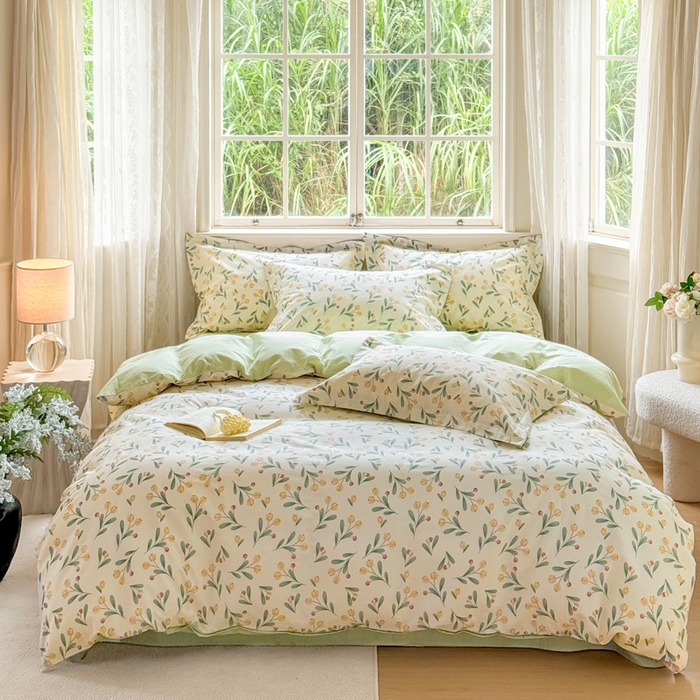 91家纺网 家纺一手货源 找家纺 （总）卓越 2025新款128*68全棉印花四件套