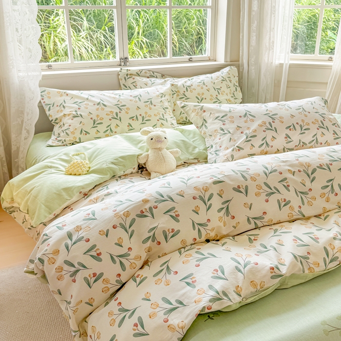 91家纺网 家纺一手货源 找家纺 （总）卓越 2025新款128*68全棉印花四件套