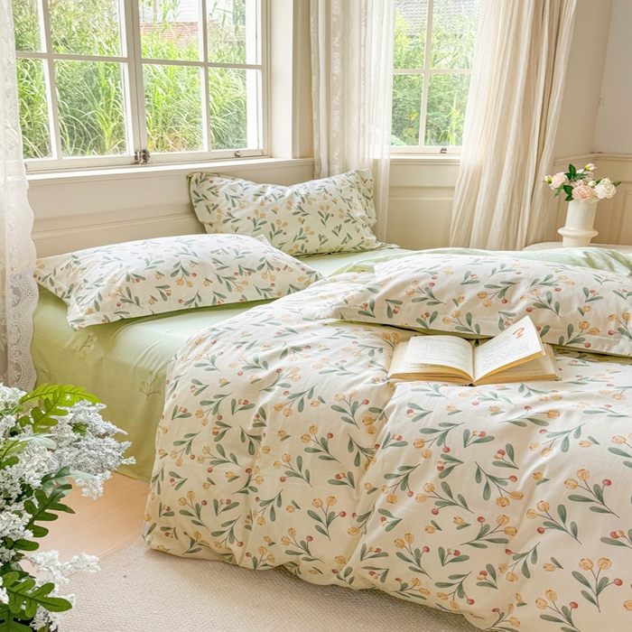 91家纺网 家纺一手货源 找家纺 （总）卓越 2025新款128*68全棉印花四件套