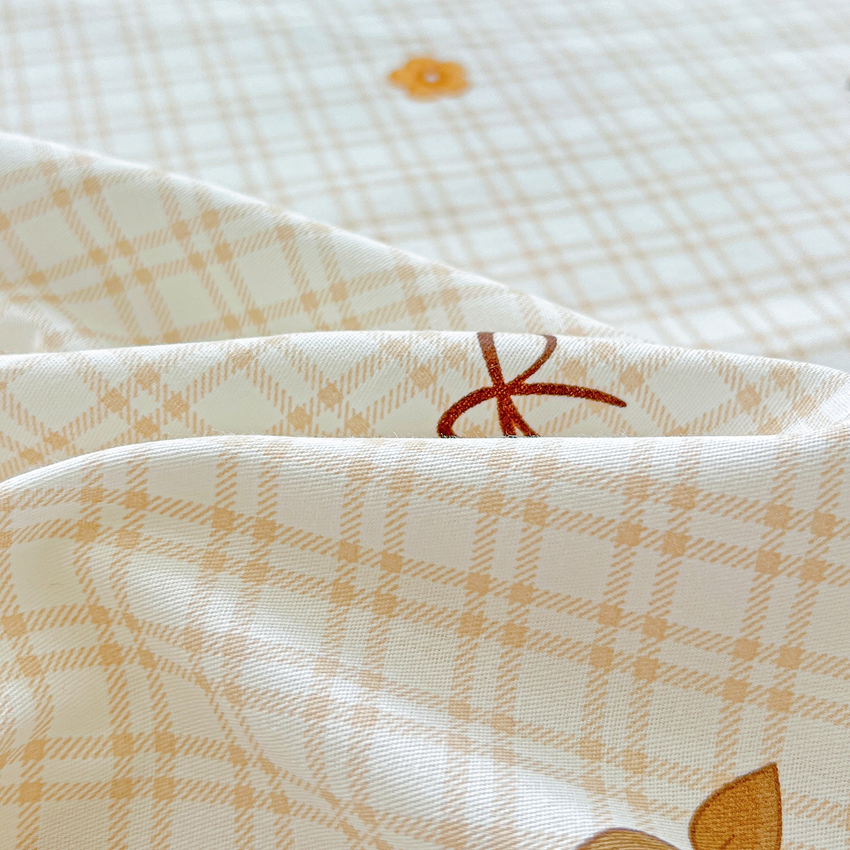 91家纺网 家纺一手货源 找家纺 恩泽家纺 2025新款加厚全棉纯棉印花系列床单单件-单床单 樱桃