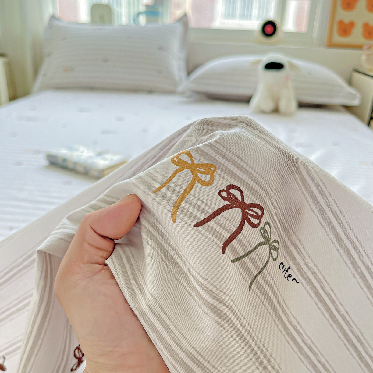 91家纺网 家纺一手货源 找家纺 恩泽家纺 2025新款加厚全棉纯棉印花系列床单单件-单床单 自由派