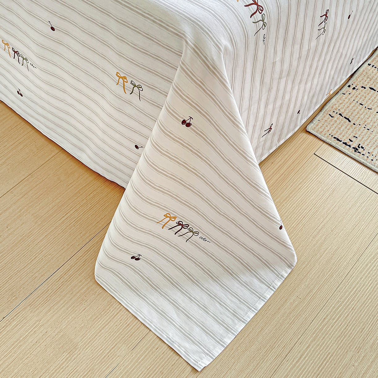 91家纺网 家纺一手货源 找家纺 恩泽家纺 2025新款加厚全棉纯棉印花系列床单单件-单床单 自由派