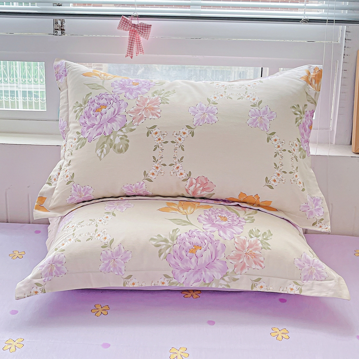 91家纺网 家纺一手货源 找家纺 （总）恩泽 2024新款ins风全棉单品床单