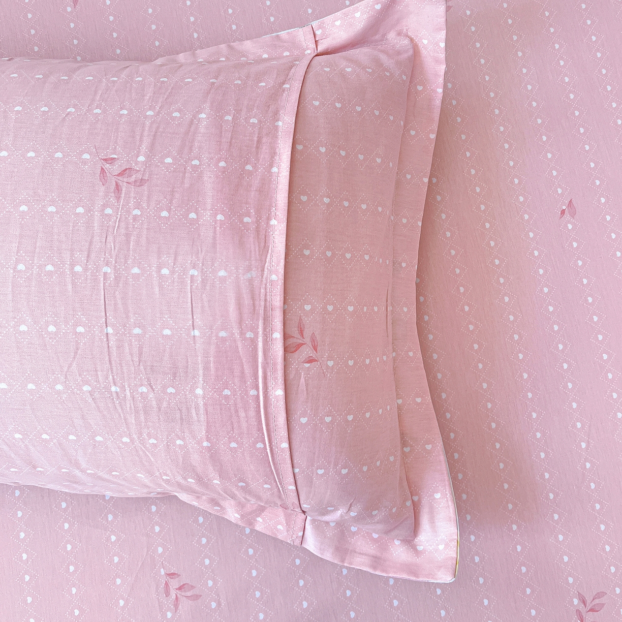 91家纺网 家纺一手货源 找家纺 恩泽家纺 2025新款加厚全棉纯棉印花系列枕套单件-单枕套 满园芬芳