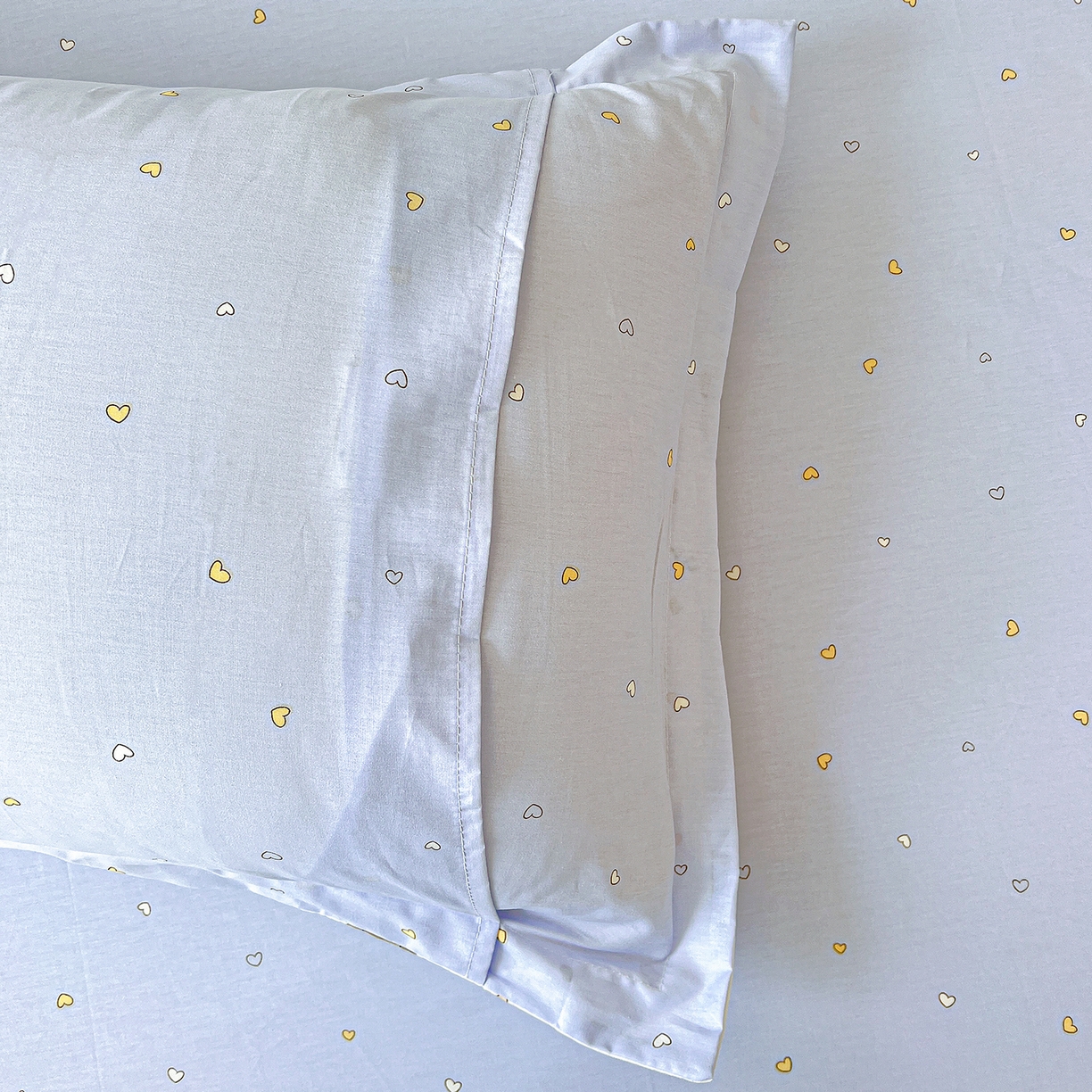 91家纺网 家纺一手货源 找家纺 恩泽家纺 2025新款加厚全棉纯棉印花系列枕套单件-单枕套 天使熊