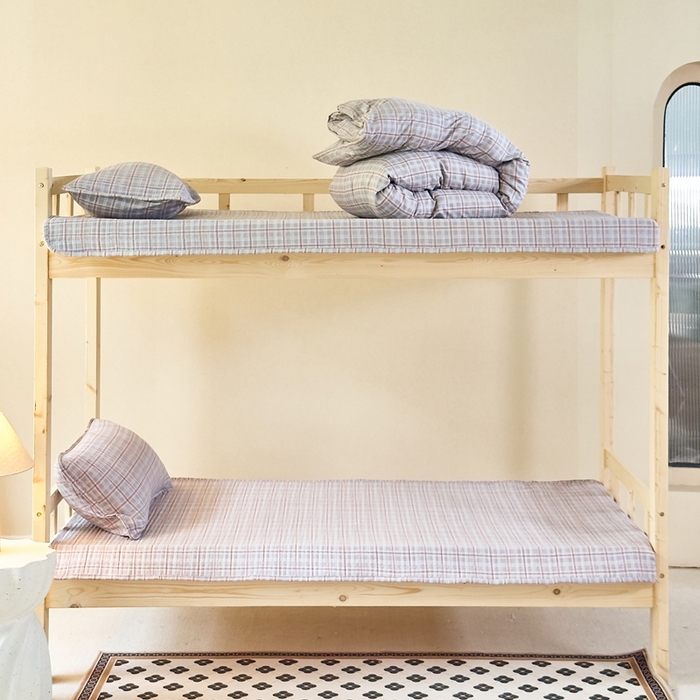 91家纺网 家纺一手货源 找家纺 梦莱斯2025新款皱皱棉学生款床盖三件套 至尚