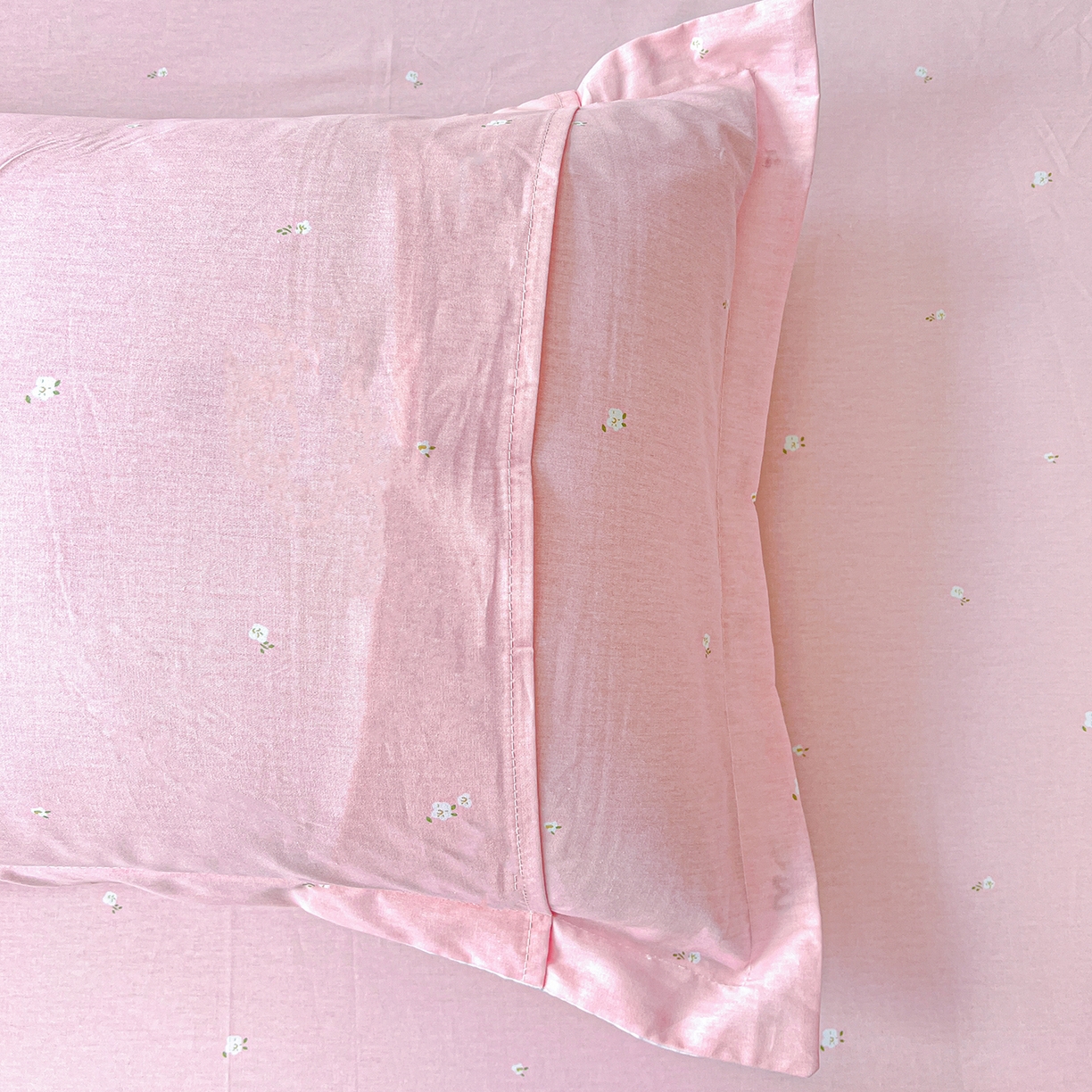 91家纺网 家纺一手货源 找家纺 恩泽家纺 2025新款加厚全棉纯棉印花系列枕套单件-单枕套 小清新