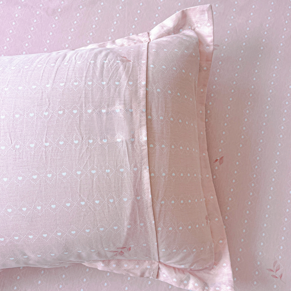 91家纺网 家纺一手货源 找家纺 恩泽家纺 2025新款加厚全棉纯棉印花系列枕套单件-单枕套 遇见浪漫