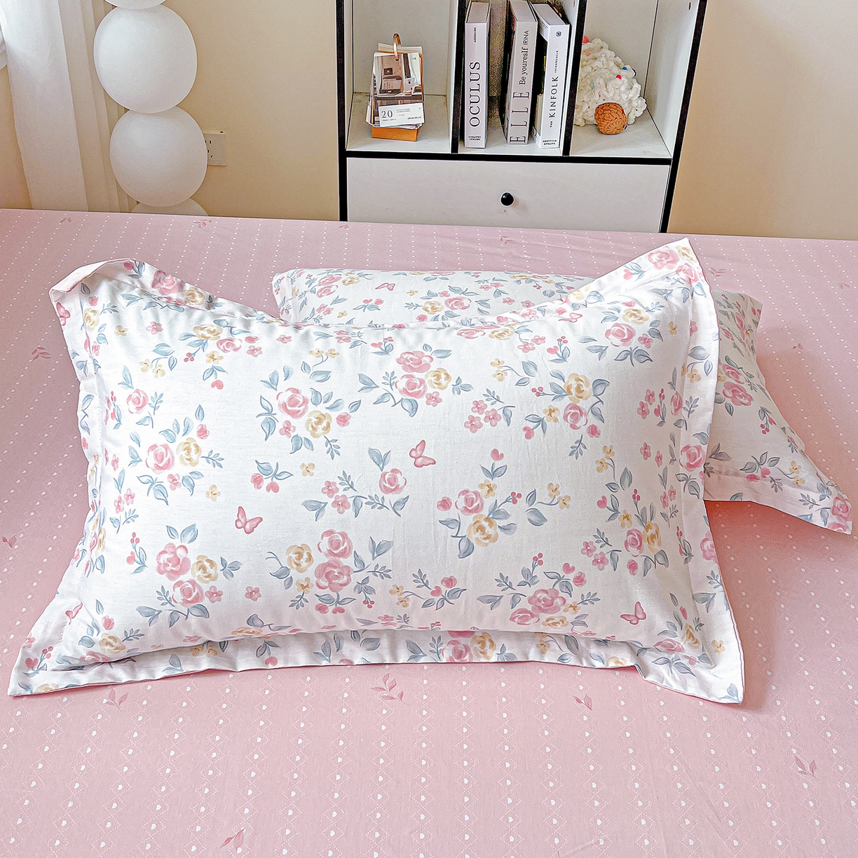 91家纺网 家纺一手货源 找家纺 恩泽家纺 2025新款加厚全棉纯棉印花系列枕套单件-单枕套 遇见浪漫