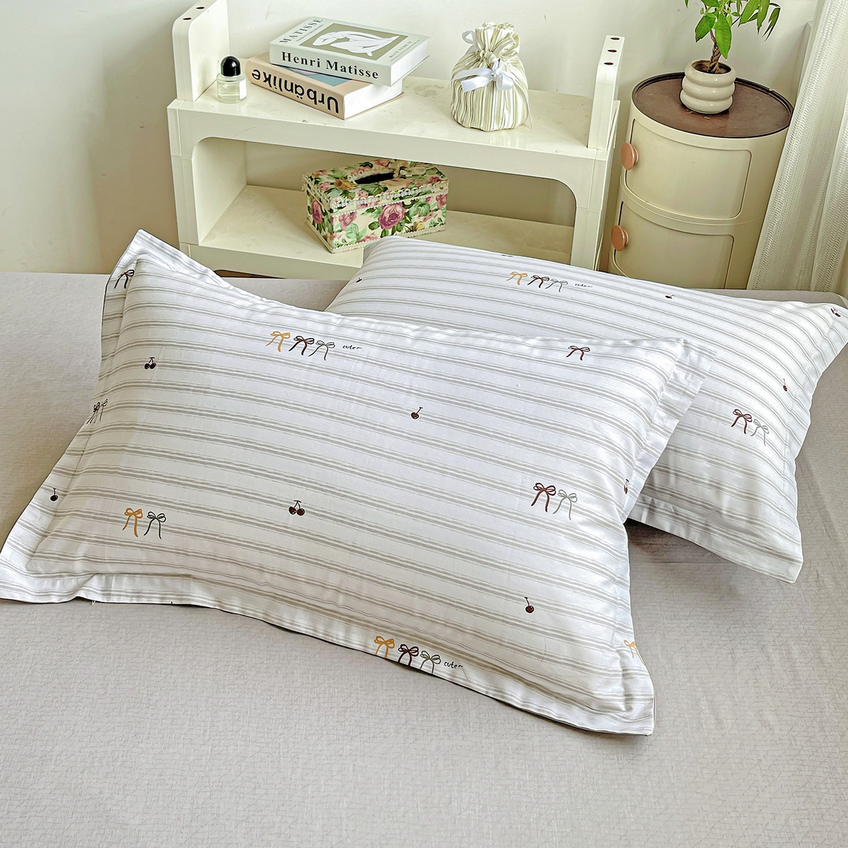 91家纺网 家纺一手货源 找家纺 恩泽家纺 2025新款加厚全棉纯棉印花系列枕套单件-单枕套 自由派