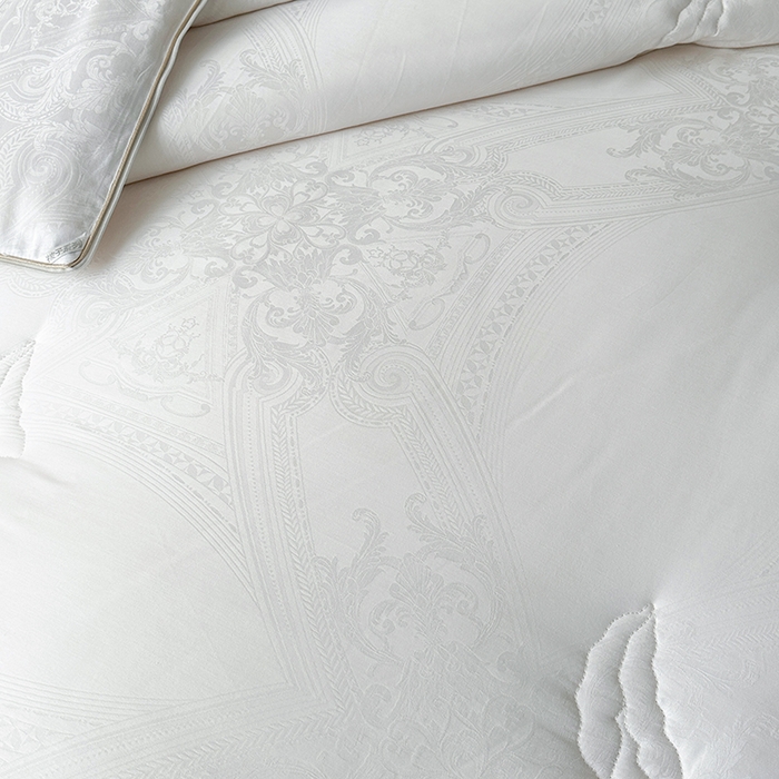 91家纺网 家纺一手货源 找家纺 （总）欧夏家纺 2025秋冬新款长绒棉提花大豆被子母被拉链款二合一被子被芯