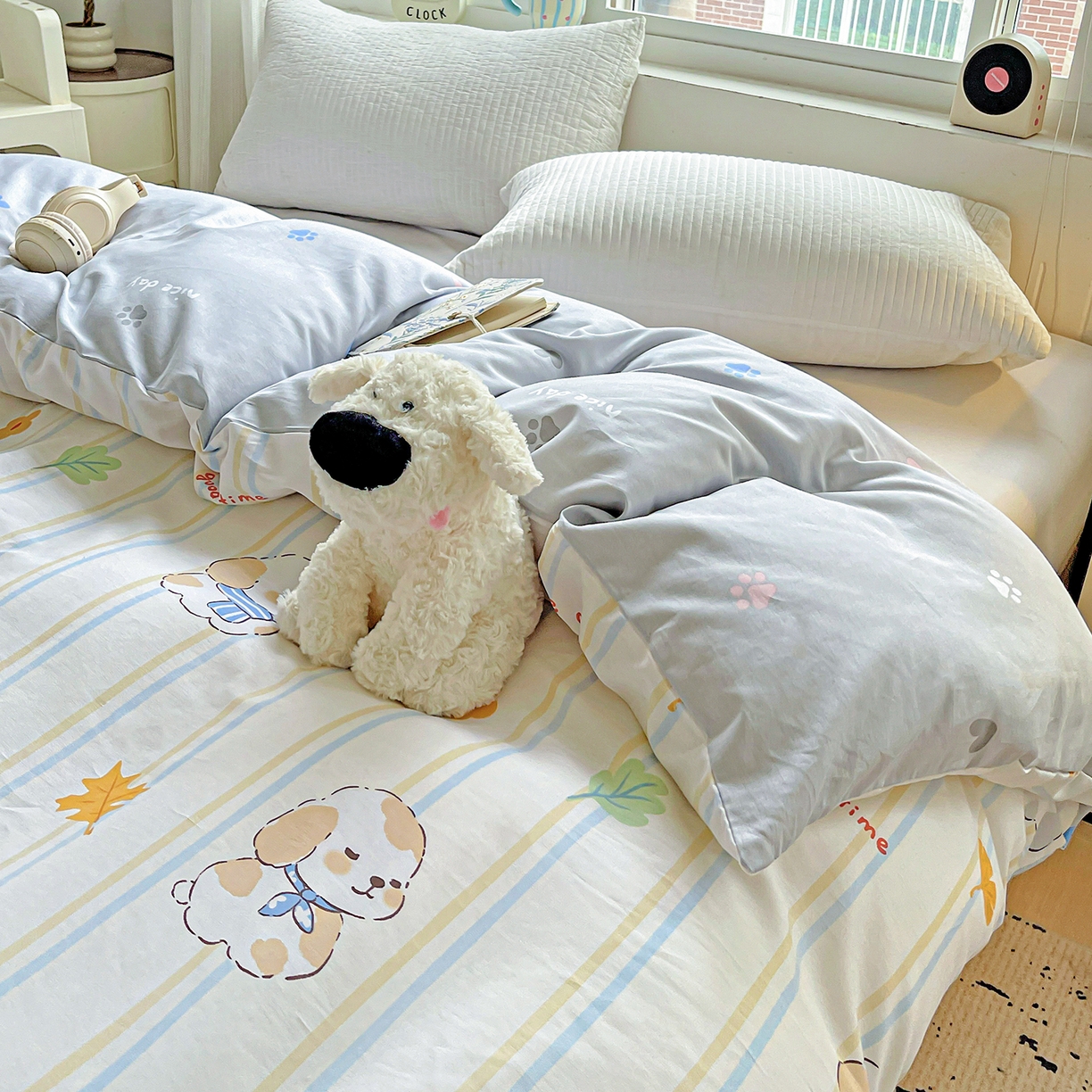 91家纺网 家纺一手货源 找家纺 （总）恩泽家纺 2025新款加厚全棉纯棉印花系列被套单件-单被套