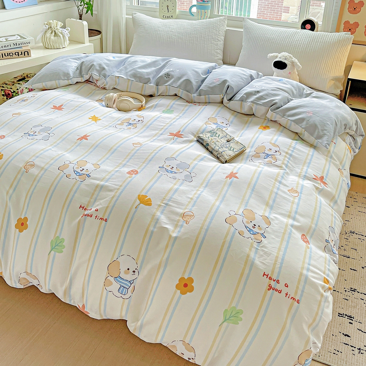 91家纺网 家纺一手货源 找家纺 （总）恩泽家纺 2025新款加厚全棉纯棉印花系列被套单件-单被套