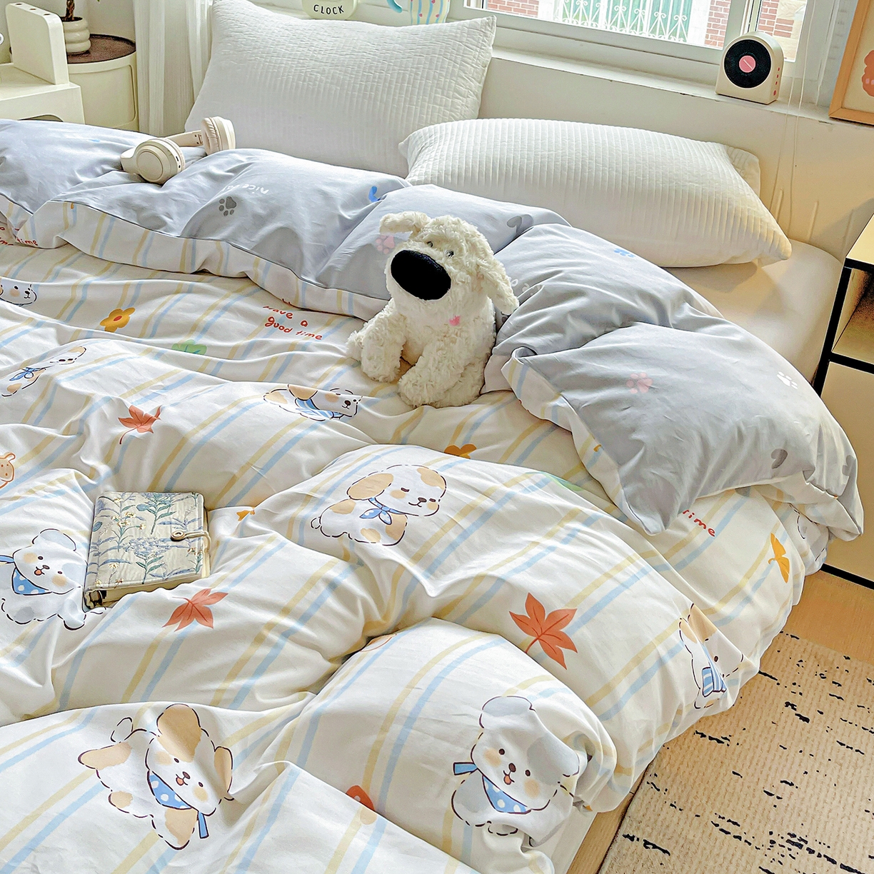 91家纺网 家纺一手货源 找家纺 （总）恩泽家纺 2025新款加厚全棉纯棉印花系列被套单件-单被套