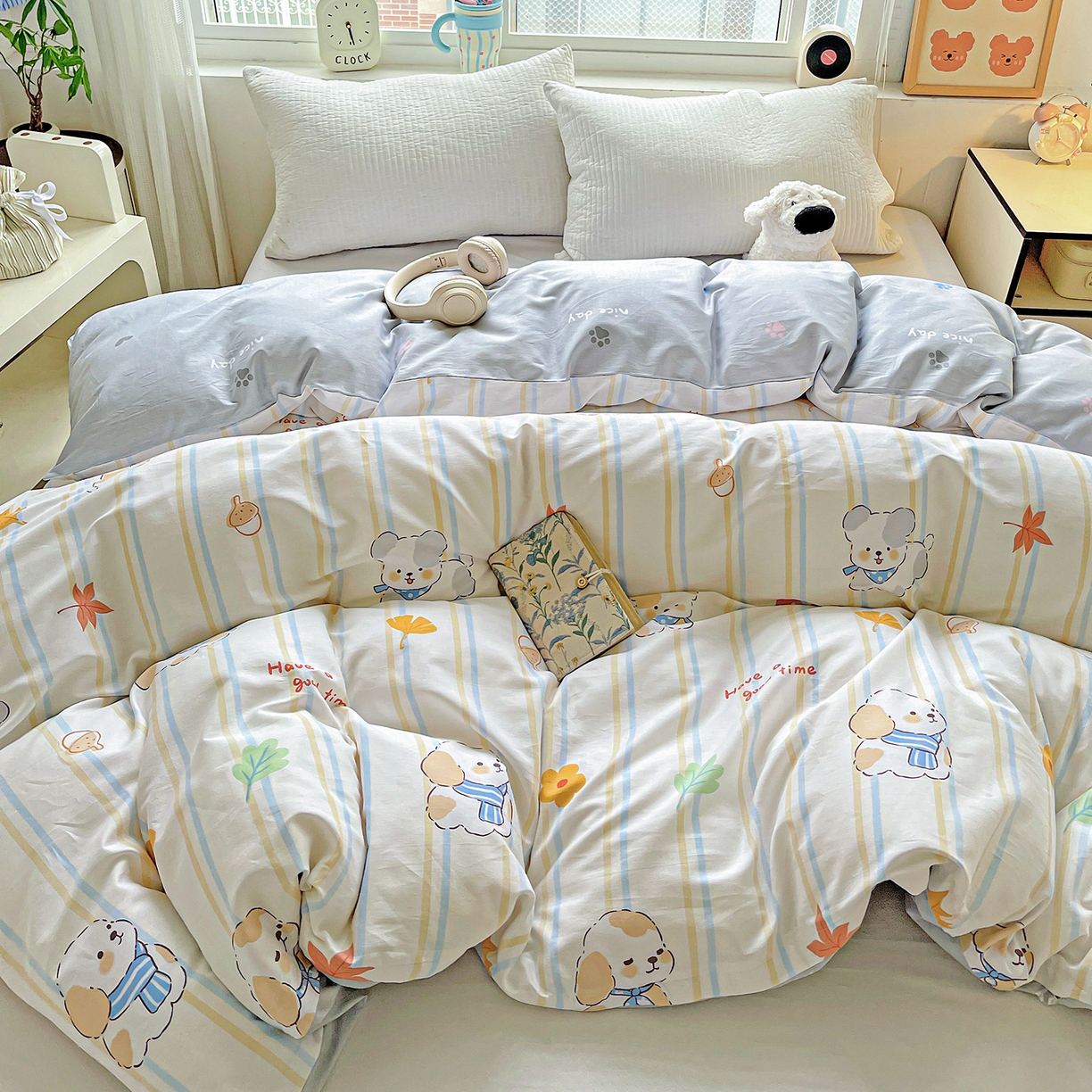 91家纺网 家纺一手货源 找家纺 （总）恩泽家纺 2025新款加厚全棉纯棉印花系列被套单件-单被套