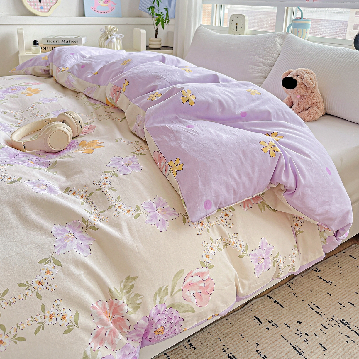 91家纺网 家纺一手货源 找家纺 （总）恩泽家纺 2025新款加厚全棉纯棉印花系列被套单件-单被套