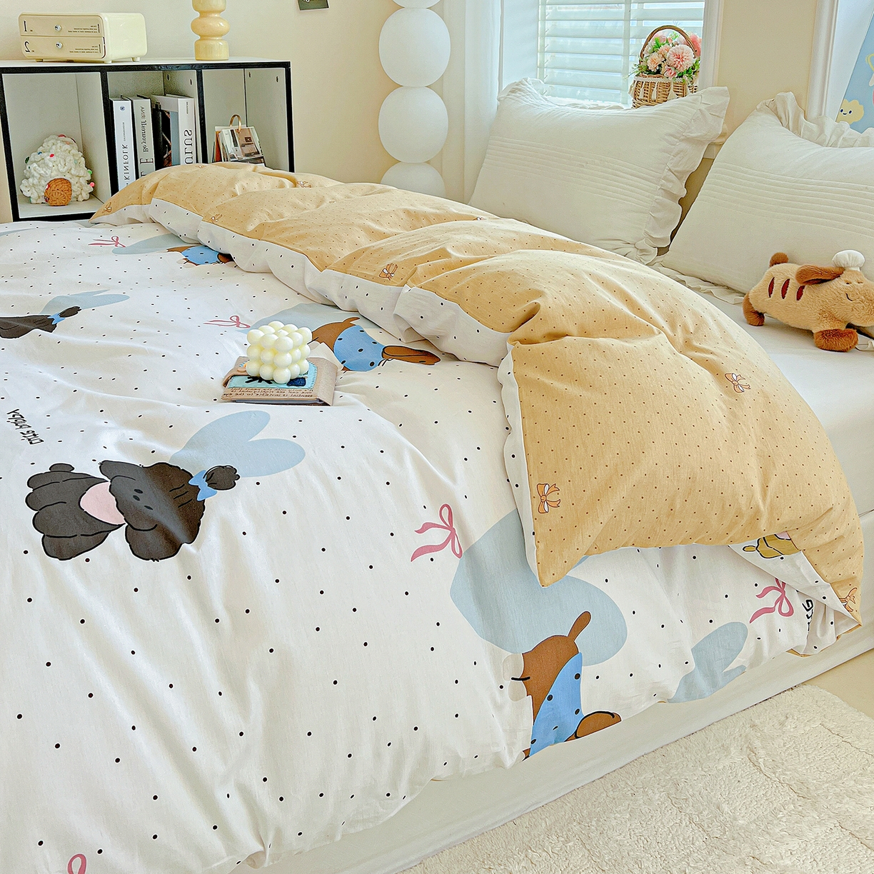 91家纺网 家纺一手货源 找家纺 （总）恩泽家纺 2025新款加厚全棉纯棉印花系列被套单件-单被套