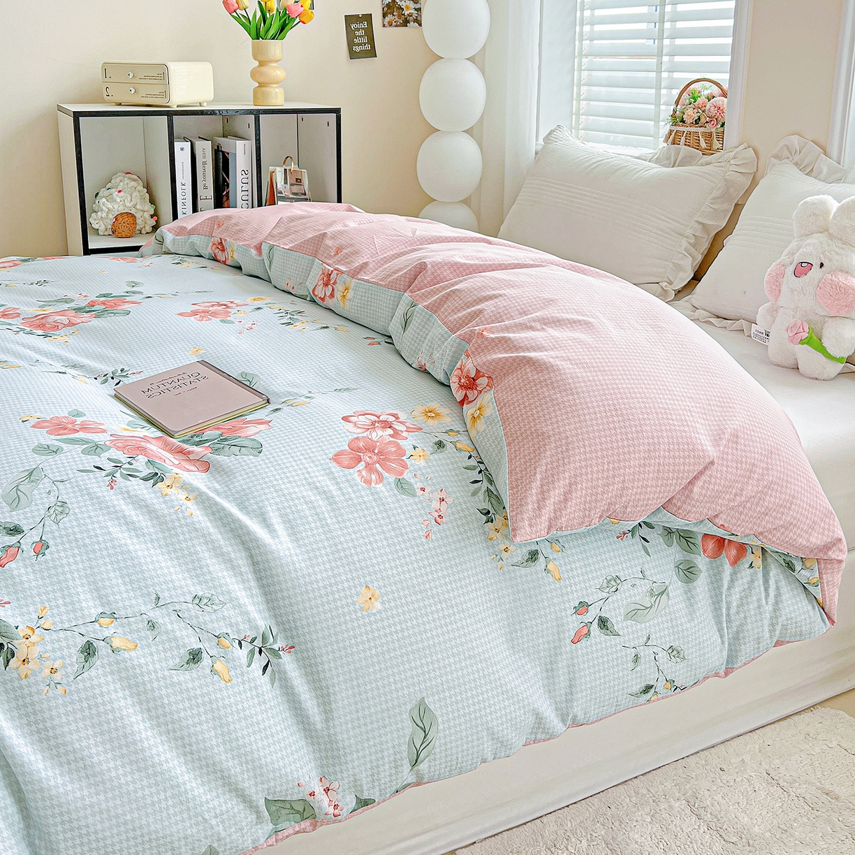 91家纺网 家纺一手货源 找家纺 （总）恩泽家纺 2025新款加厚全棉纯棉印花系列被套单件-单被套