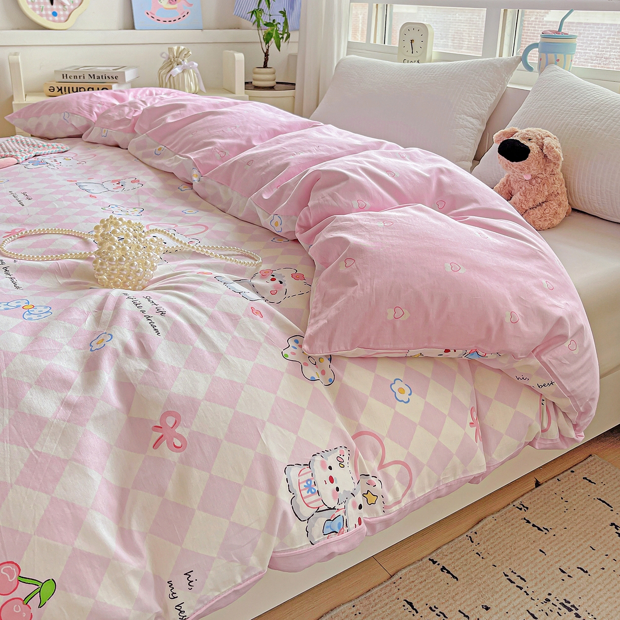 91家纺网 家纺一手货源 找家纺 （总）恩泽家纺 2025新款加厚全棉纯棉印花系列被套单件-单被套