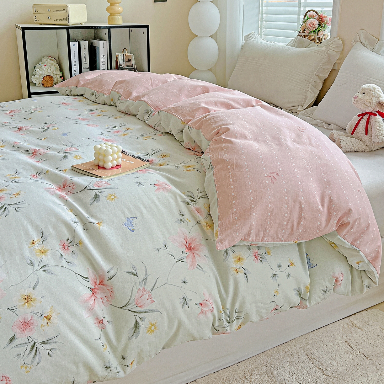 91家纺网 家纺一手货源 找家纺 （总）恩泽家纺 2025新款加厚全棉纯棉印花系列被套单件-单被套