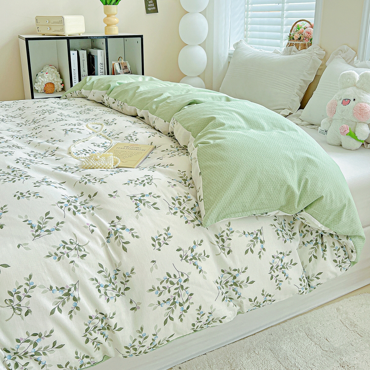 91家纺网 家纺一手货源 找家纺 （总）恩泽家纺 2025新款加厚全棉纯棉印花系列被套单件-单被套