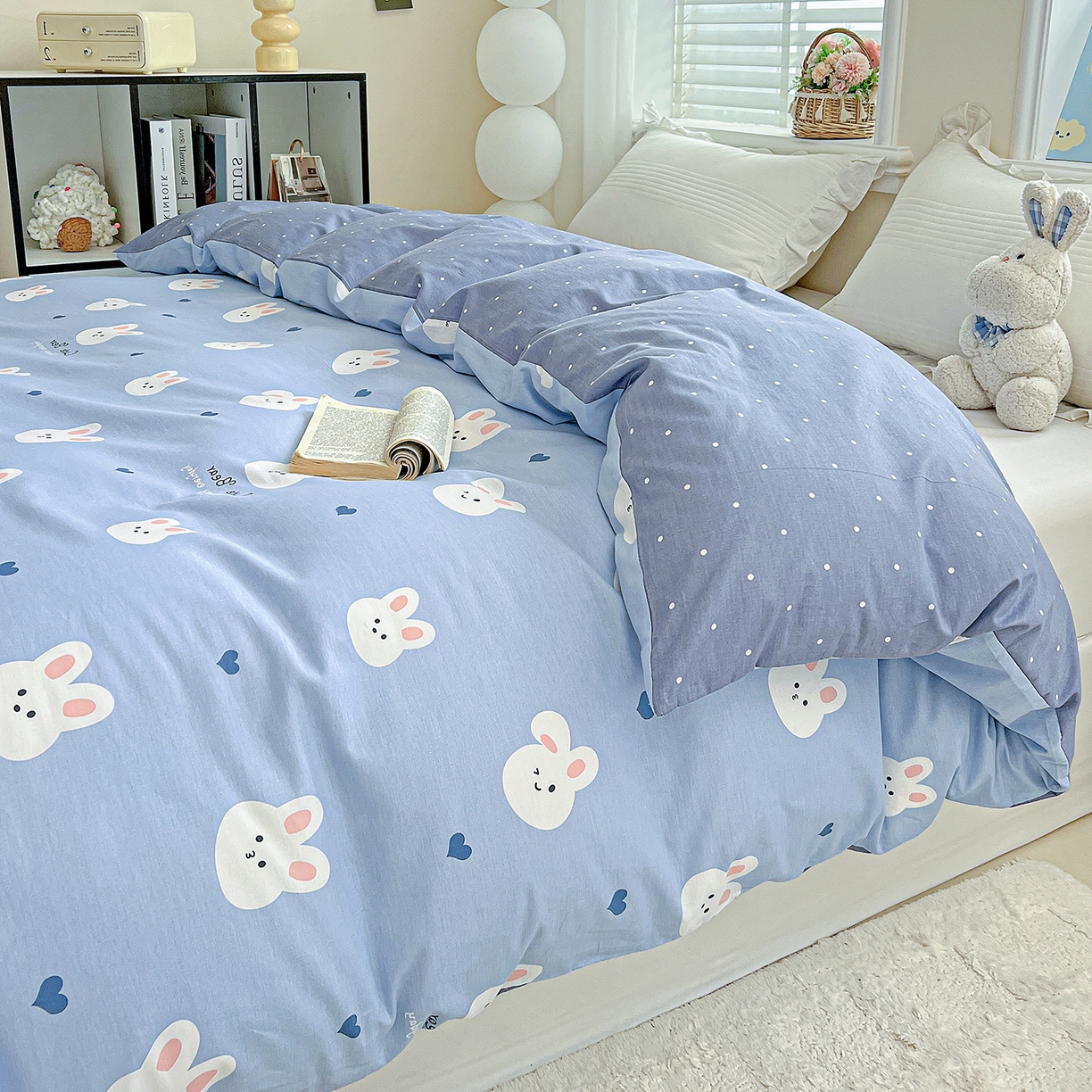 91家纺网 家纺一手货源 找家纺 （总）恩泽家纺 2025新款加厚全棉纯棉印花系列被套单件-单被套