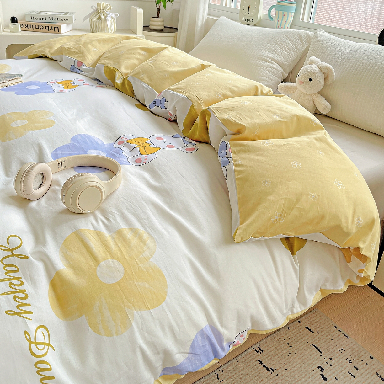 91家纺网 家纺一手货源 找家纺 （总）恩泽家纺 2025新款加厚全棉纯棉印花系列被套单件-单被套